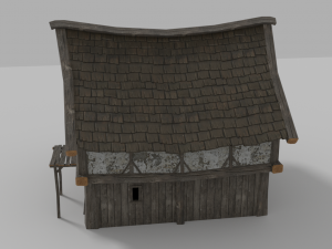 medieval house prb 3D Модель