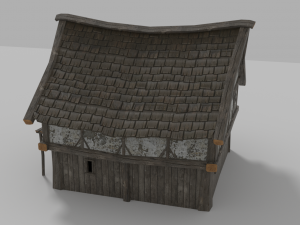medieval house prb 3D Модель
