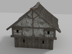 medieval house prb 3D Модель