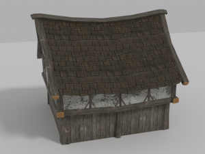 medieval house prb 3D Модель