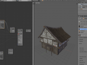 medieval house prb 3D Модель
