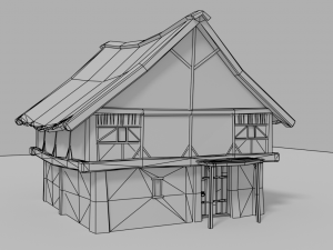 medieval house prb 3D Модель