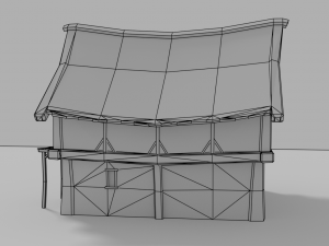 medieval house prb 3D Модель