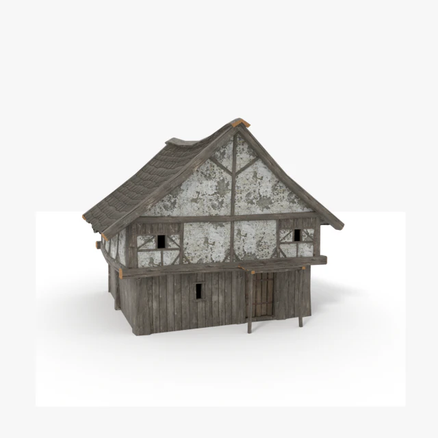 orta&ccedil;ağ evi prb 3D Model .c4d .max .obj .3ds .fbx .stl .blend 