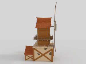 yel değirmeni 3D Model