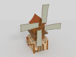 yel değirmeni 3D Model