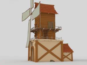 yel değirmeni 3D Model
