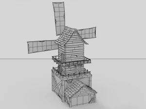 yel değirmeni 3D Model