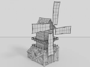 yel değirmeni 3D Model