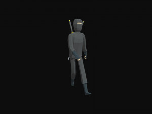 lowpoly ninja 3D Модель