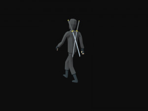 lowpoly ninja 3D Модель