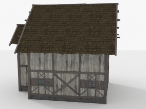 wooden house 3Dモデル
