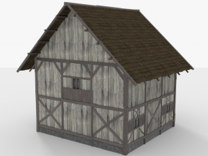 wooden house 3Dモデル