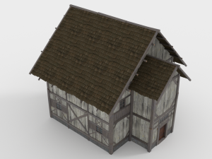 wooden house 3Dモデル