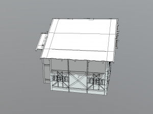 wooden house 3Dモデル