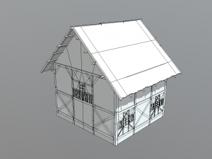 wooden house 3Dモデル