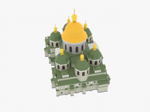 christian church01 Model 3D