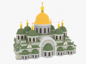 christian church01 Model 3D