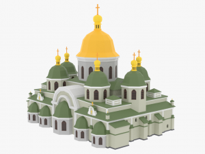 christian church01 Model 3D
