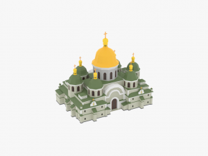 christian church01 Model 3D