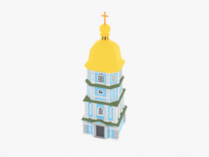 christian church01 Model 3D