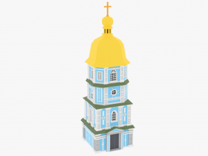 christian church01 Model 3D