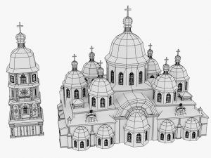 christian church01 Model 3D