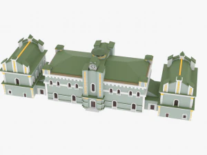 lowpoly academy 3D Model