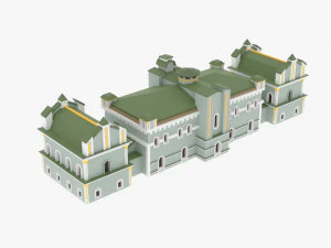 lowpoly academy 3D Model