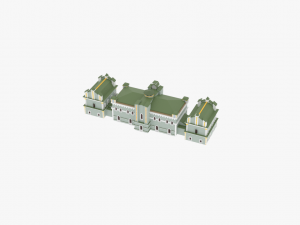lowpoly academy Modèle 3D