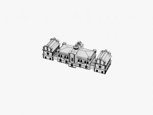 lowpoly academy Modèle 3D
