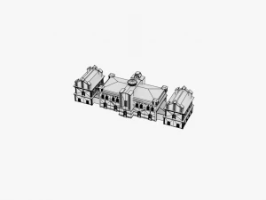 lowpoly academy 3D Model