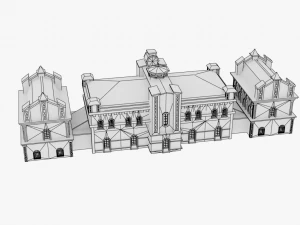 lowpoly academy 3D Model