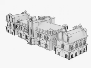 lowpoly academy 3D Model