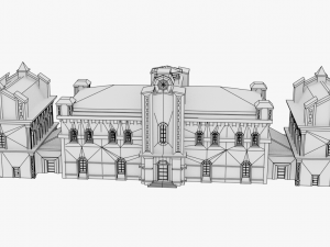 lowpoly academy Modèle 3D