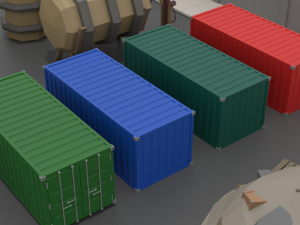 lowpoly factory pack 3D Model