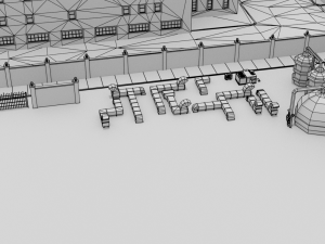 lowpoly factory pack 3D Model