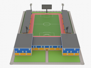 lowpoly stadium 3D Модель