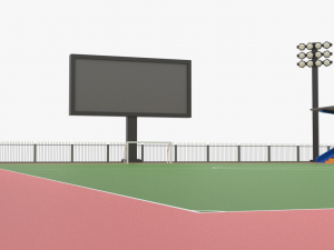 lowpoly stadium 3D Модель