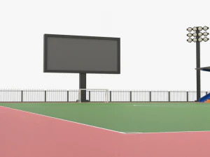 lowpoly stadium 3D Model