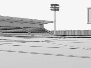 lowpoly stadium 3D Модель