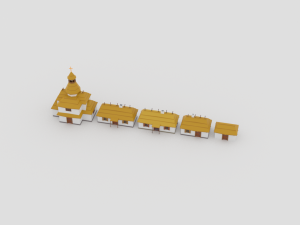 slavs city environments pack Model 3D