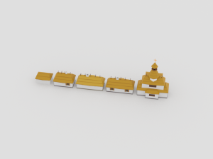 slavs city environments pack Model 3D