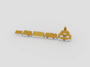 slavs şehir ortamları paketi 3D Model