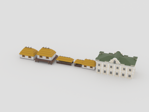 slavs city environments pack Model 3D