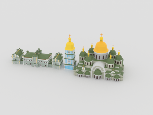 slavs city environments pack Model 3D