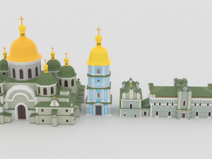 slavs city environments pack Model 3D