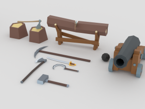 slavs city environments pack Model 3D