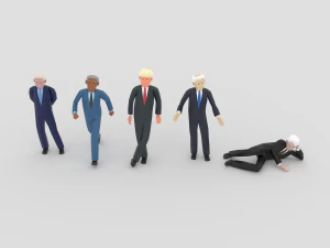 lowpoly politicians01 3D Model