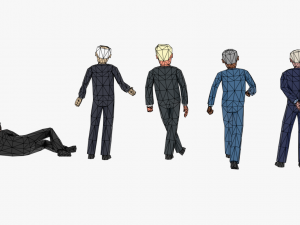 lowpoly politicians01 Model 3D